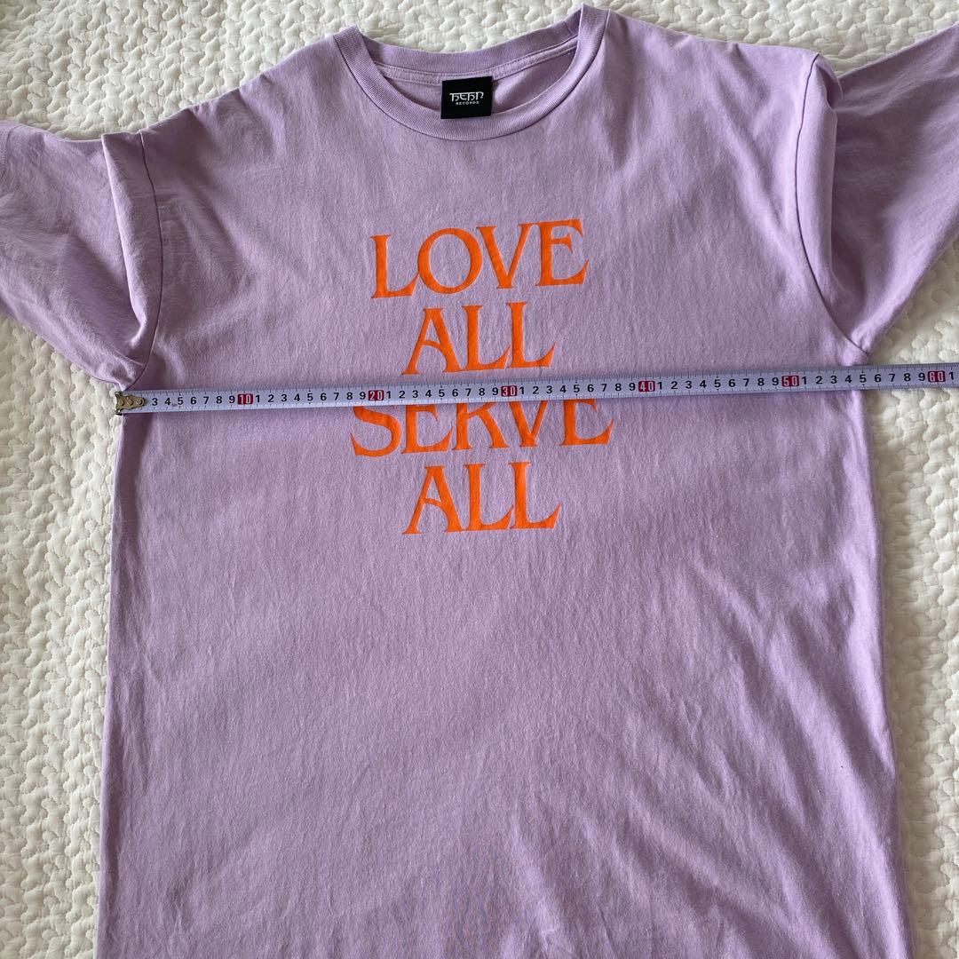 【レア】藤井風 LOVE ALL SERVE ALL Tシャツ ラベンダー L