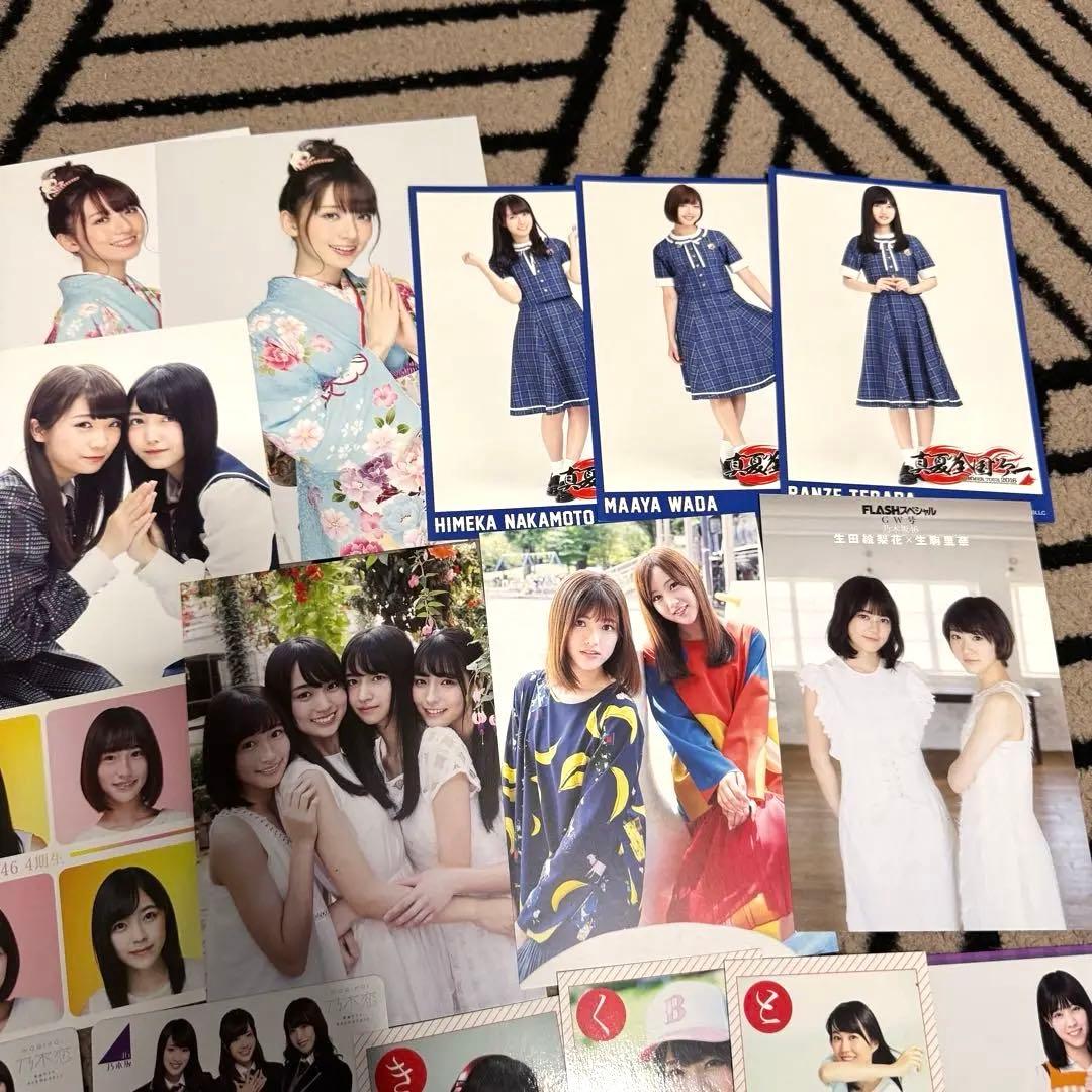 乃木坂46 グッズまとめ売り 生写真 ポストカード nanacoカードほか