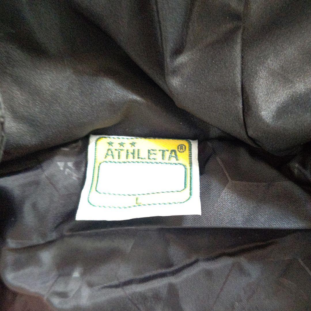 ATHLETA ベンチコート ブラック Lサイズ サッカー