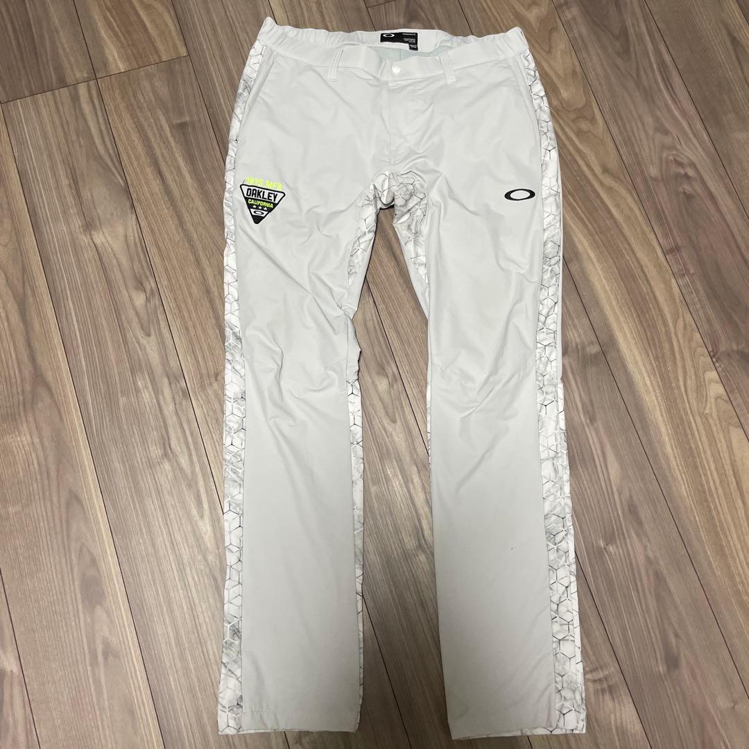 美品 OAKLEY スカル 高機能 セットアップ ゴルフウェア2XL
