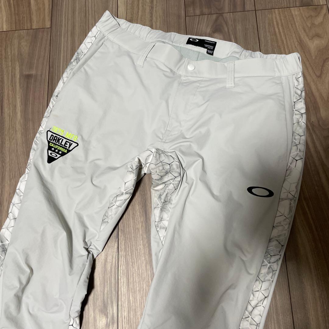 美品 OAKLEY スカル 高機能 セットアップ ゴルフウェア2XL