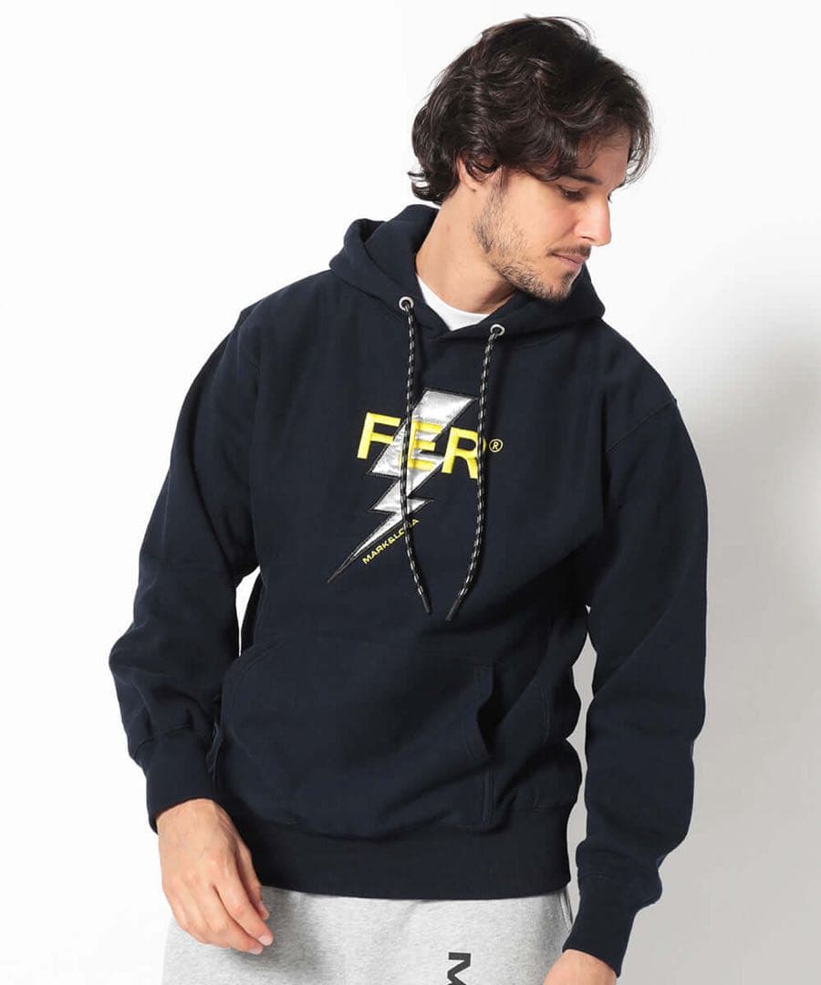 美品 ★ MARK&LONA スウェット パーカー マーク&ロナ 正規品 紺