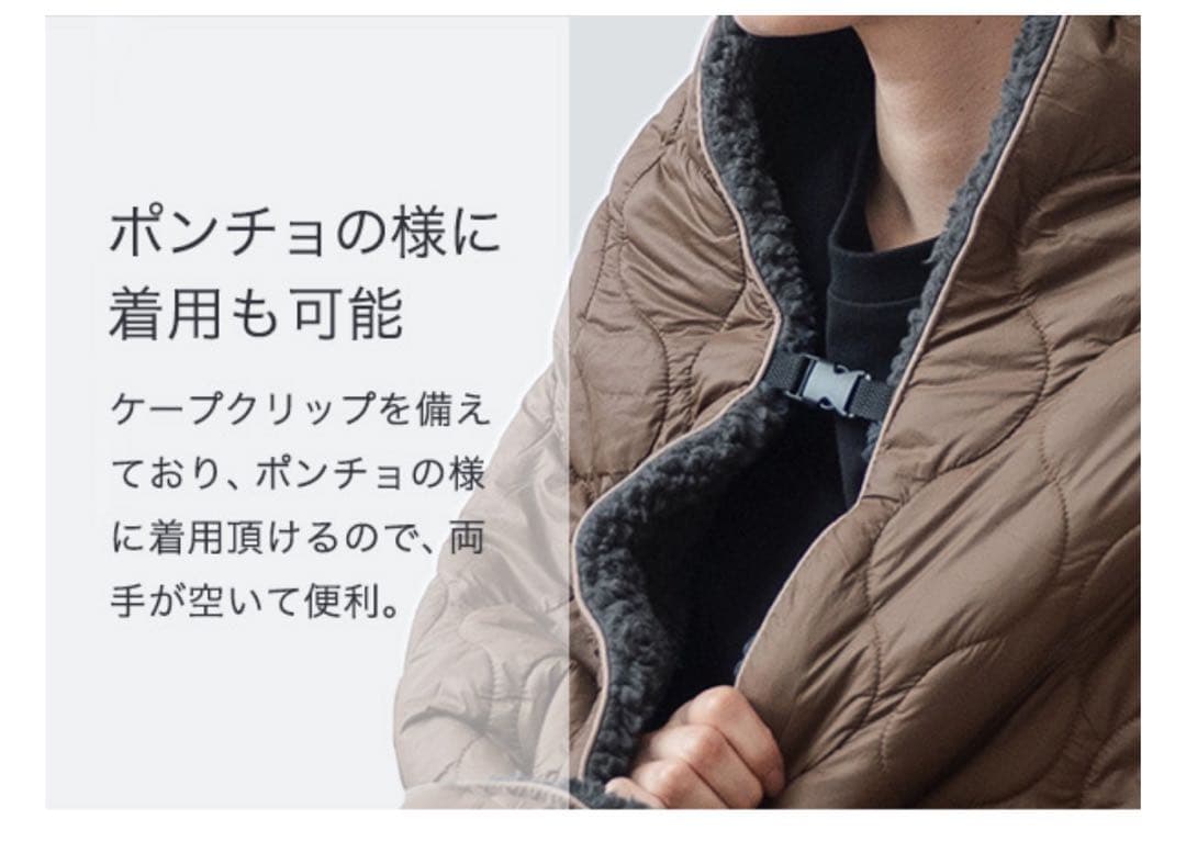 【新品】BROOKLYN OUTDOOR COMPANY ブランケット ブラック