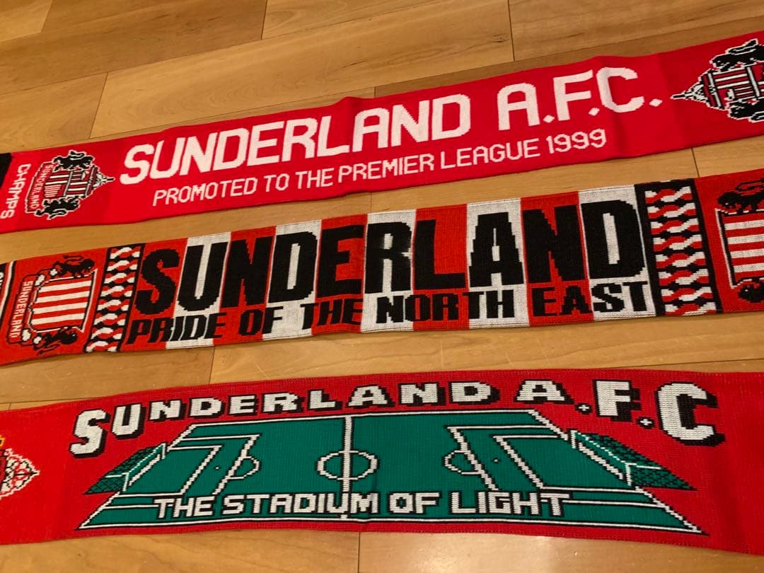 【最終値下げ】サンダーランドAFC スカーフ 3点セット