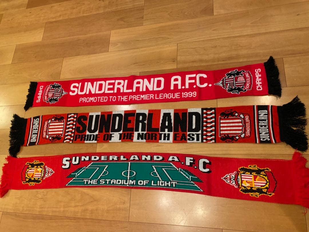 【最終値下げ】サンダーランドAFC スカーフ 3点セット