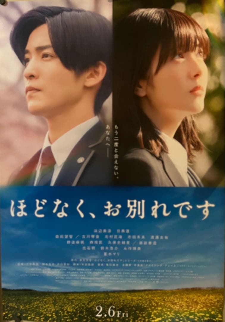 映画B2ポスター　ほどなく、お別れです