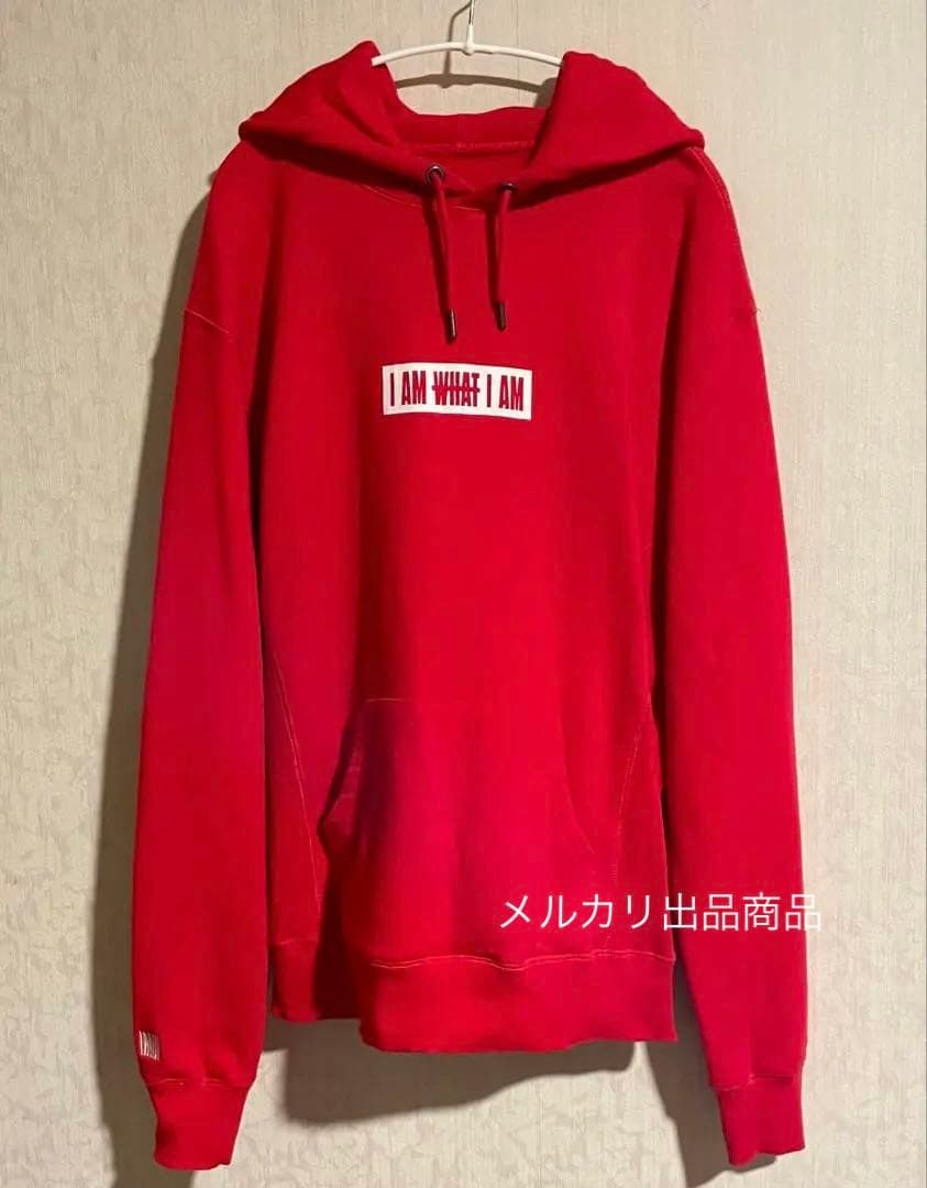 AAA 與 真司郎 IAM アイム トップス フーディー パーカー 2018 赤