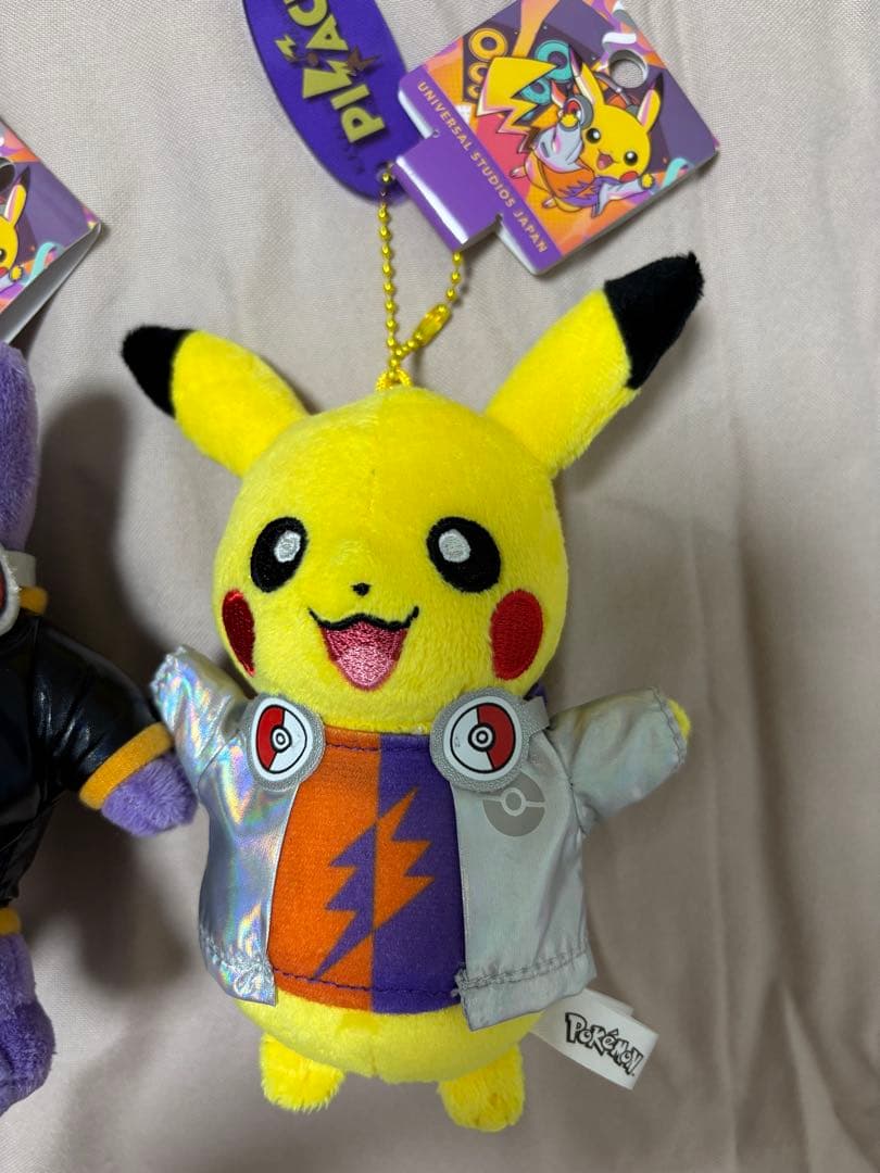 USJ ポケモン ゲンガー ピカチュウ ぬいぐるみキーチェーン