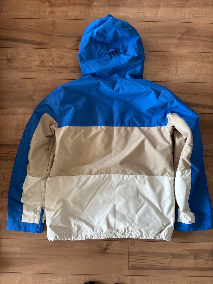 【新品】DC スノボジャケット Mサイズ 青/ベージュ