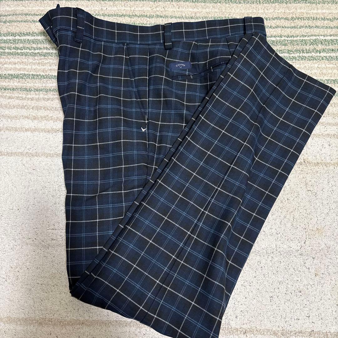 キャロウェイ　チェックパンツ M