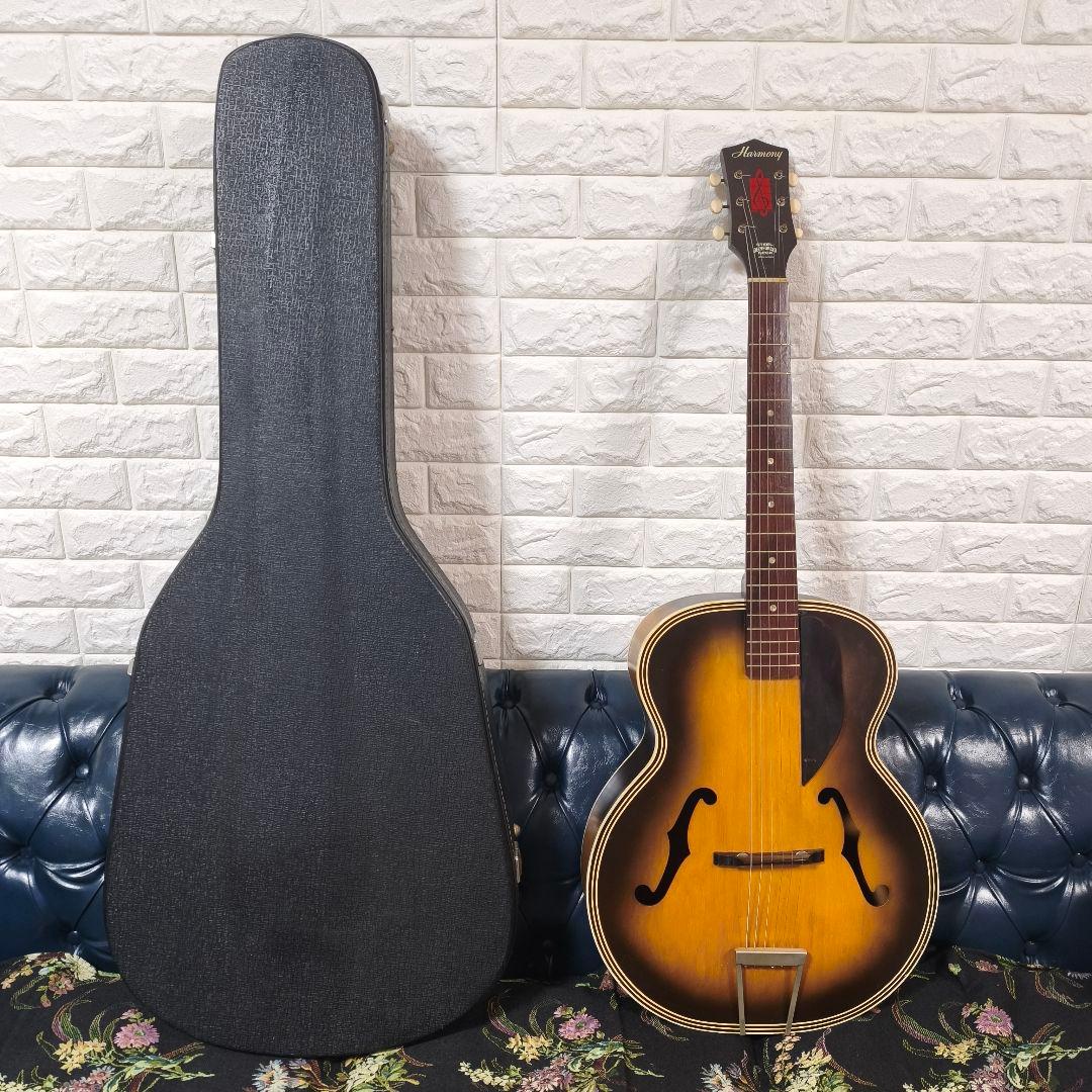 Harmony アーチトップギター ハーモニー ケース付 MADE IN USA