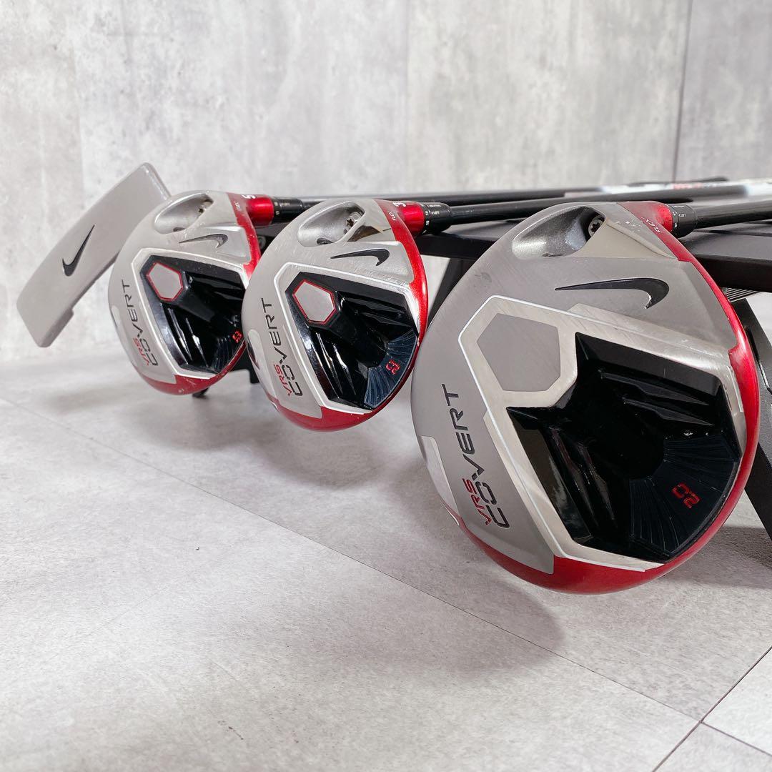 V920 NIKE ゴルフクラブ メンズ フルセット VRS COVERT 黒赤