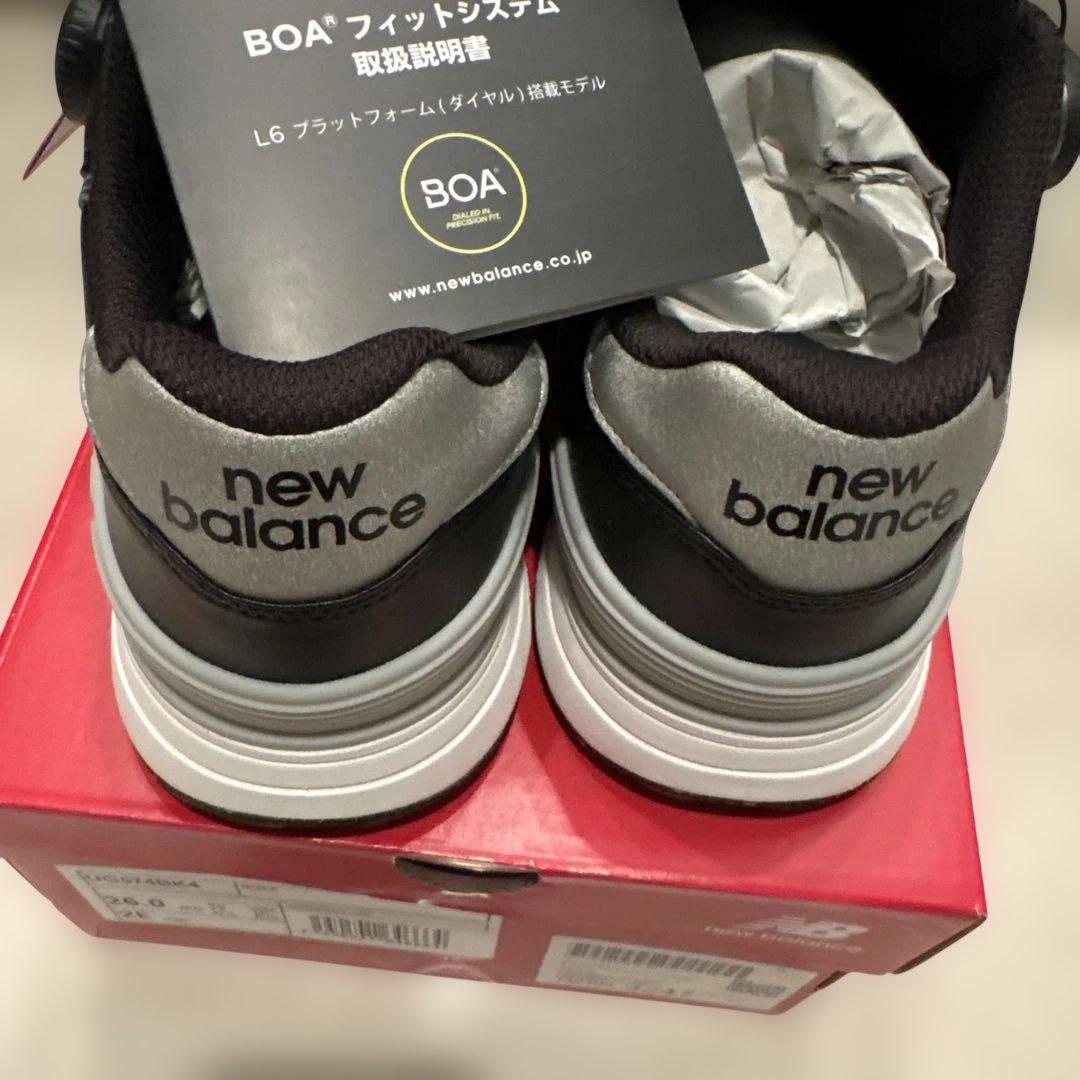 未使用タグ付きnew balance 574 ゴルフシューズ 26.0cm