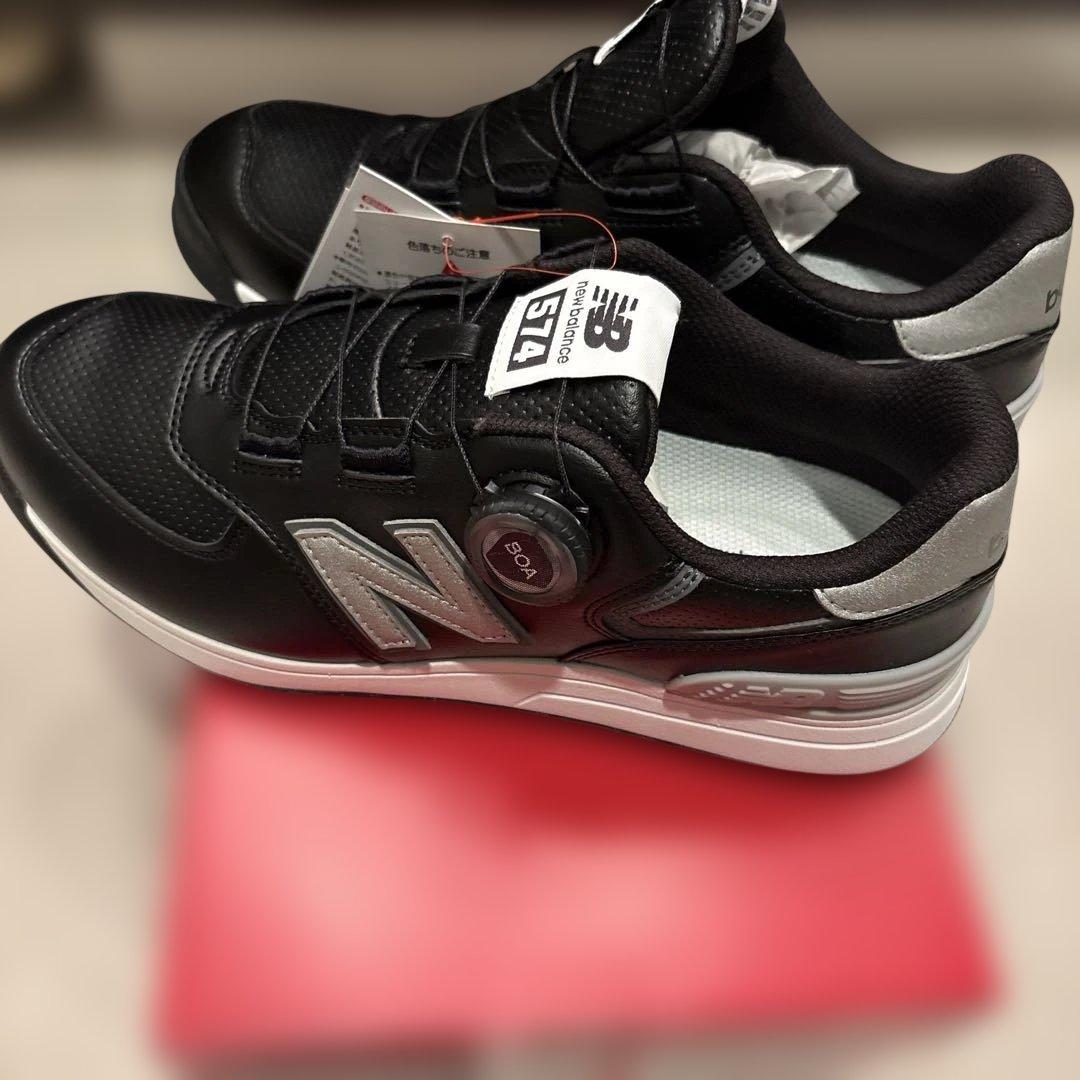 未使用タグ付きnew balance 574 ゴルフシューズ 26.0cm