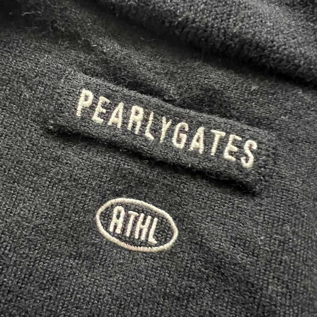 Pearly gates パーリーゲイツ　ニット×ナイロン　ジャケット　ブルゾン