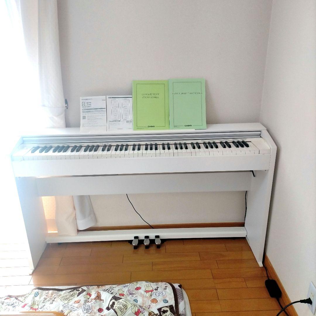 CASIO電子ピアノ Privia PX-770WE　１８年製