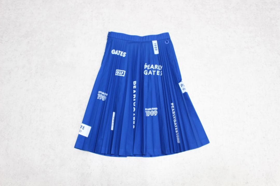 【極美品】レディースM　定価35200円　パーリーゲイツ　プリーツスカート