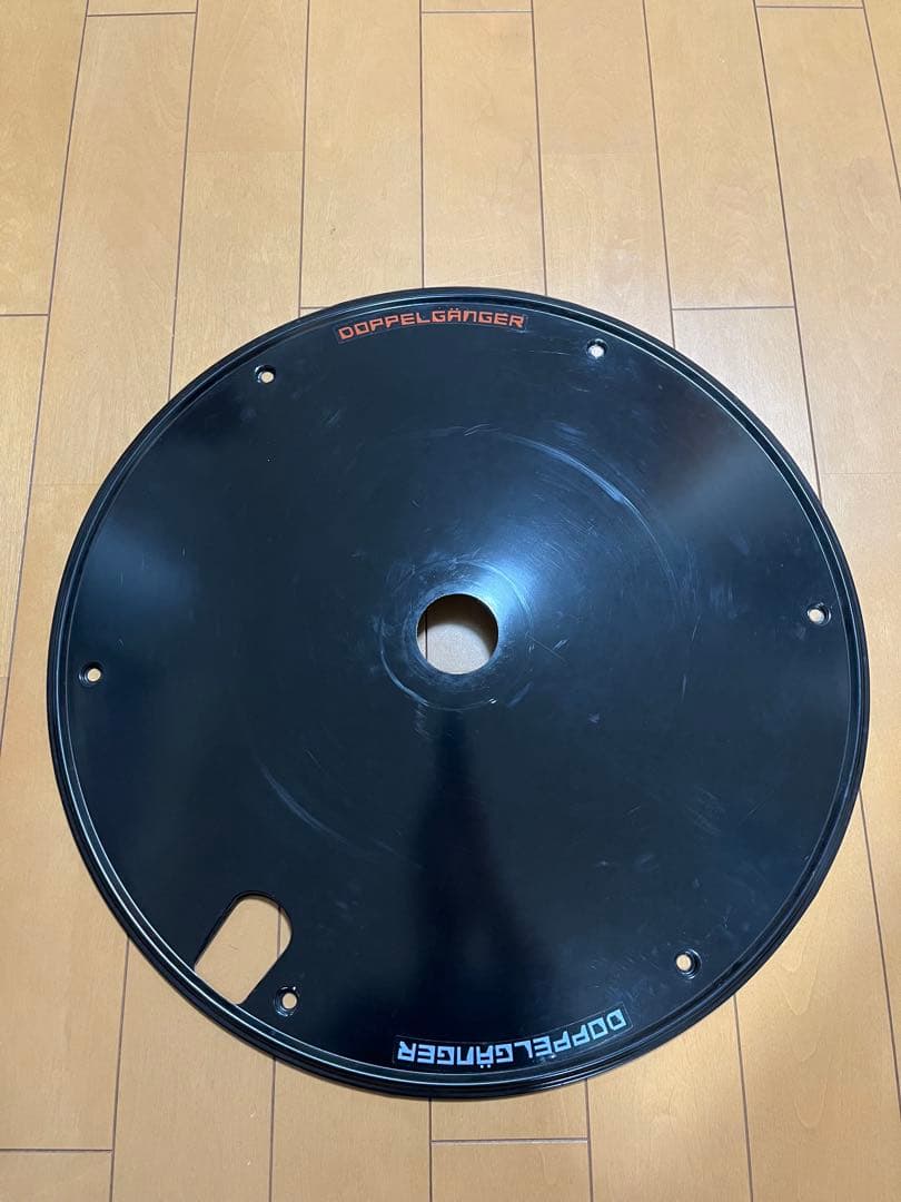 DOPPELGANGERリアホイールカバー黒700c