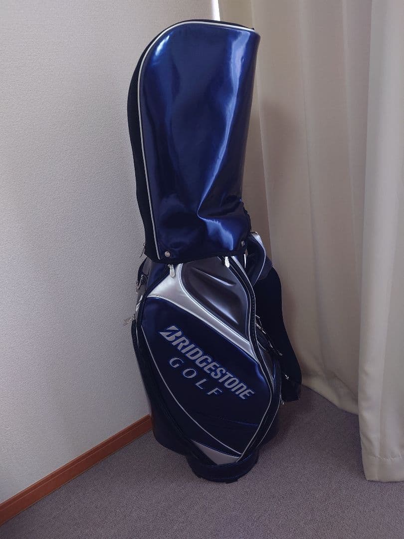 BRIDGESTONE GOLF キャディバッグ ネイビー・シルバー