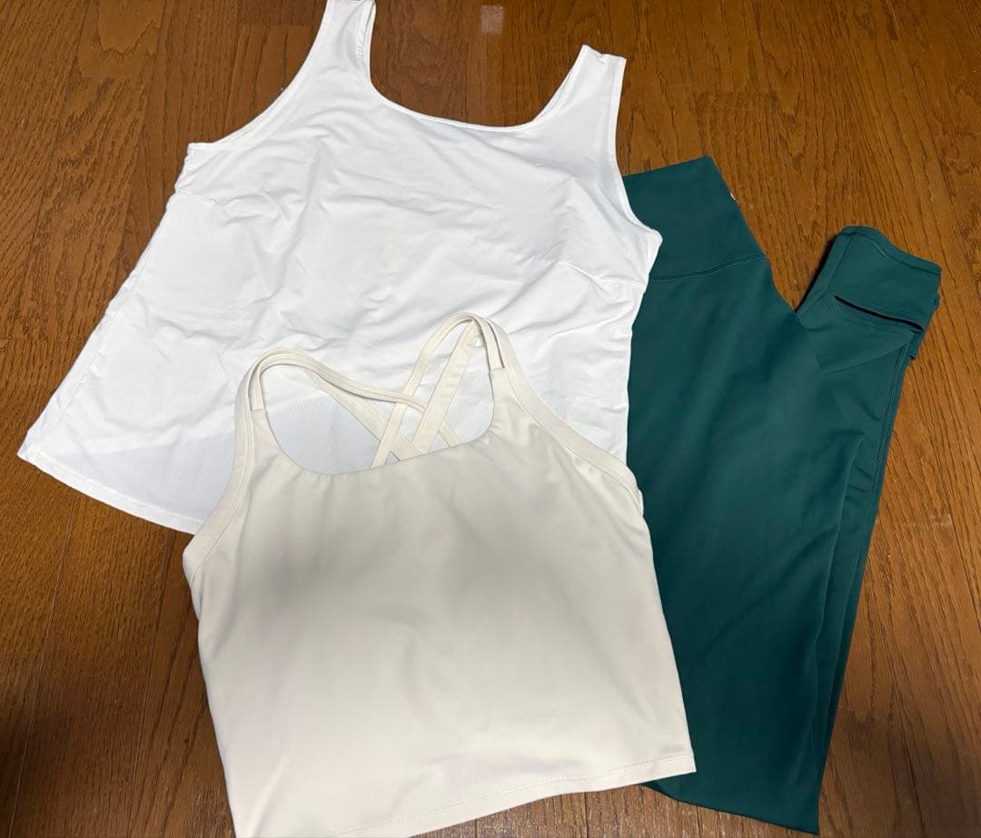 超美品【スカーラ】ヨガウェア上下セットM 3点セット