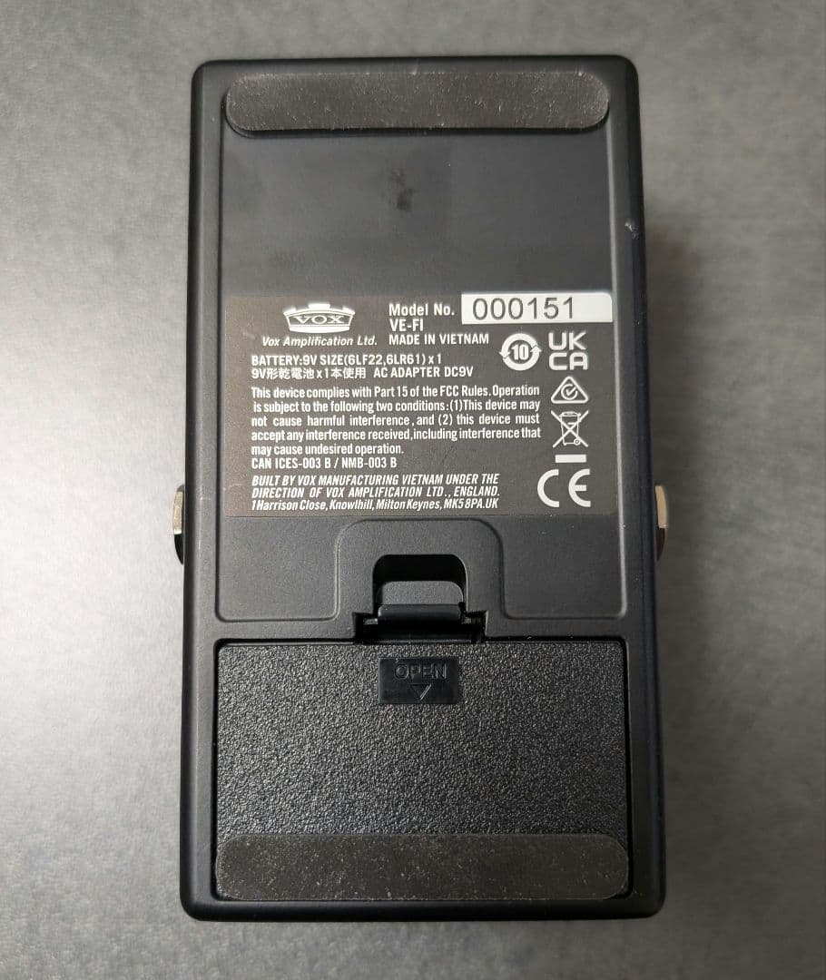 VOX VALENERGY FUEL INJECTOR オーバードライブ