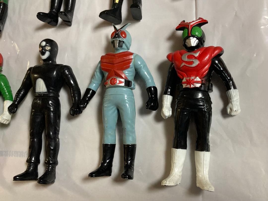 レア 当時物 ヴィンテージ 仮面ライダー フィギュア 8体セット