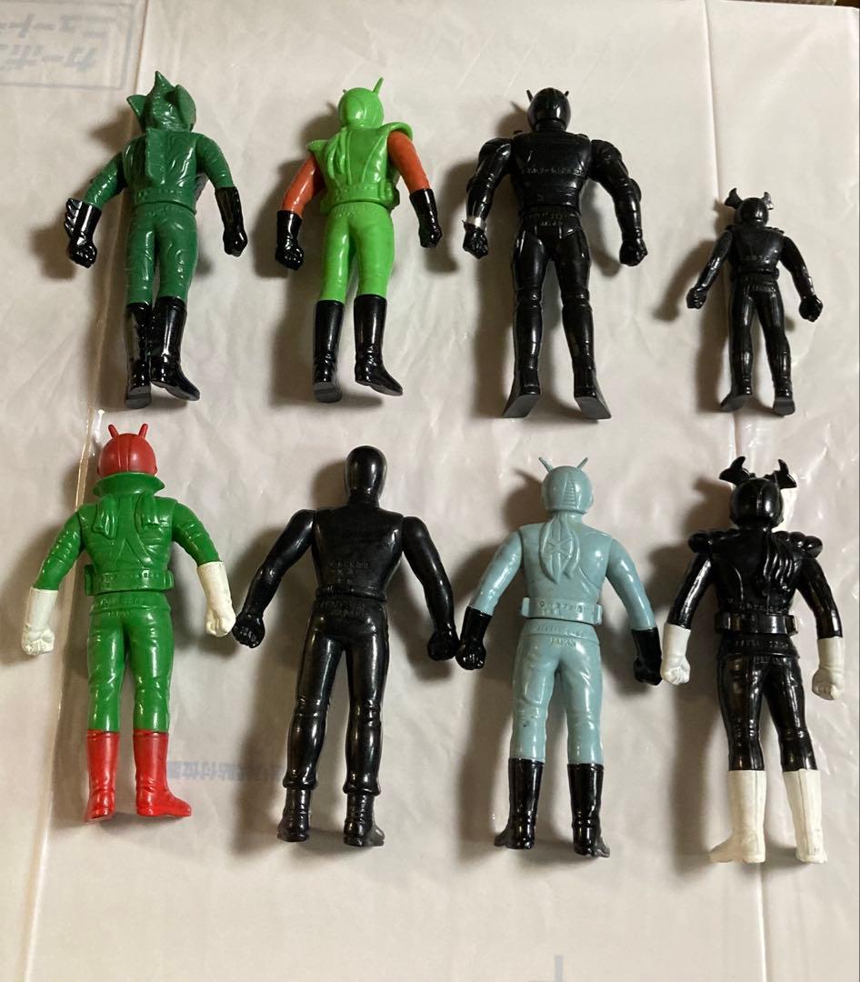 レア 当時物 ヴィンテージ 仮面ライダー フィギュア 8体セット
