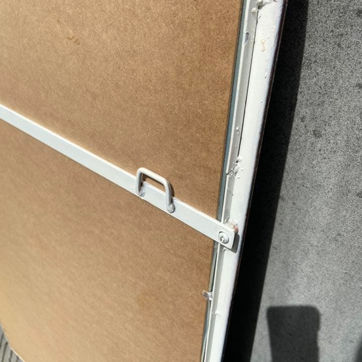 アンティーク　ウォールミラー　大型　ウィンドウフレーム