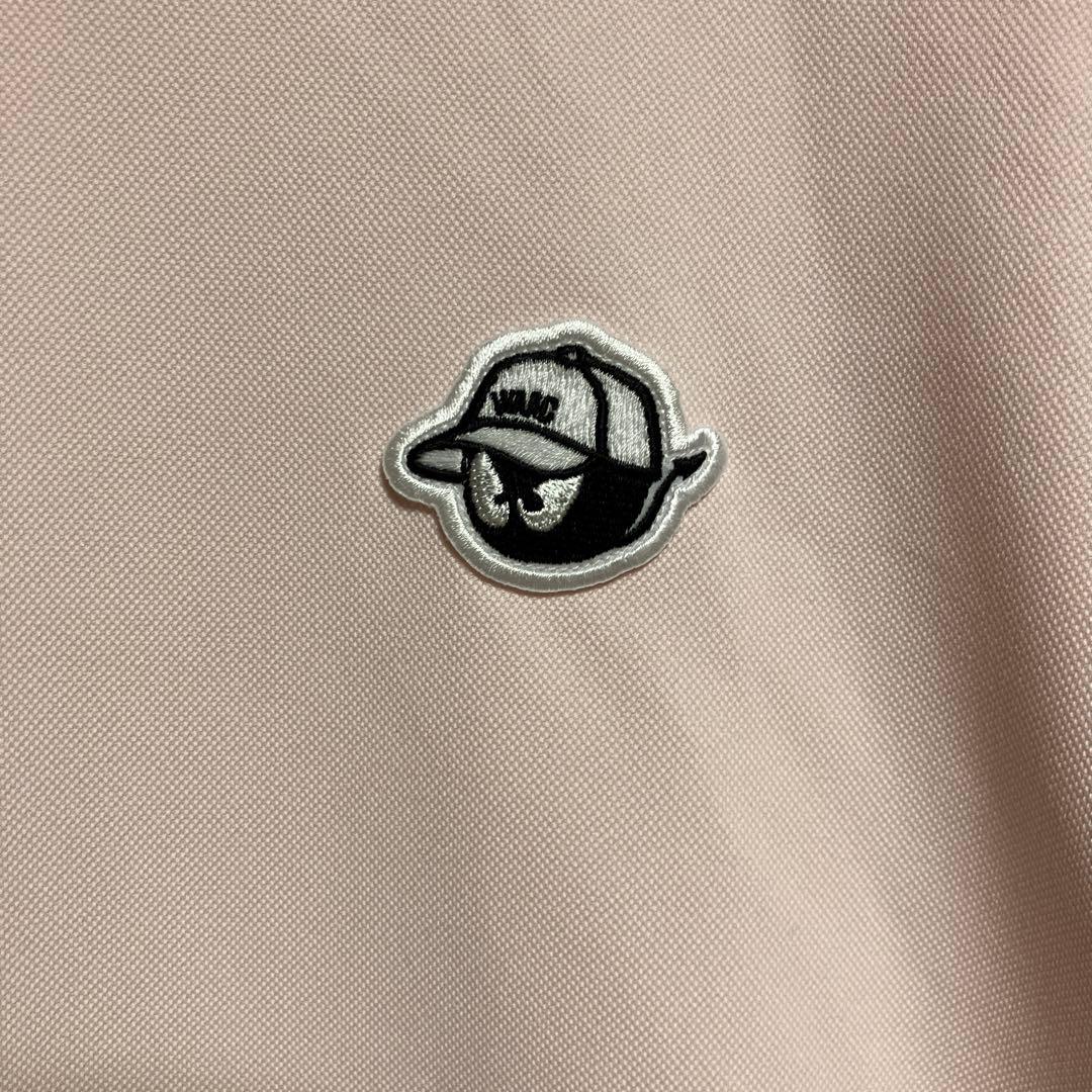 WAAC GOLF ワック ゴルフ メンズ 半袖モックネックシャツ L ピンク