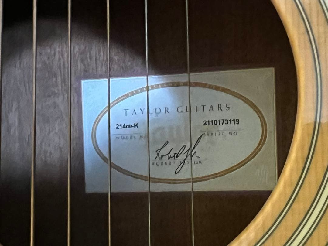 Taylor 214ce-K テイラー　エレアコ　アコースティックギターケース付