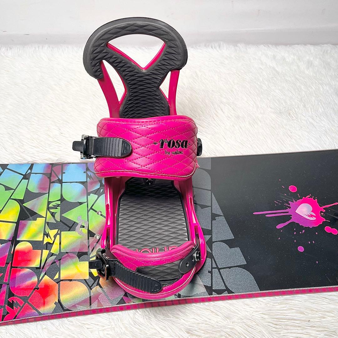 【美品】RIDE スプラッシュ スノーボード UNIONビンディング 142cm