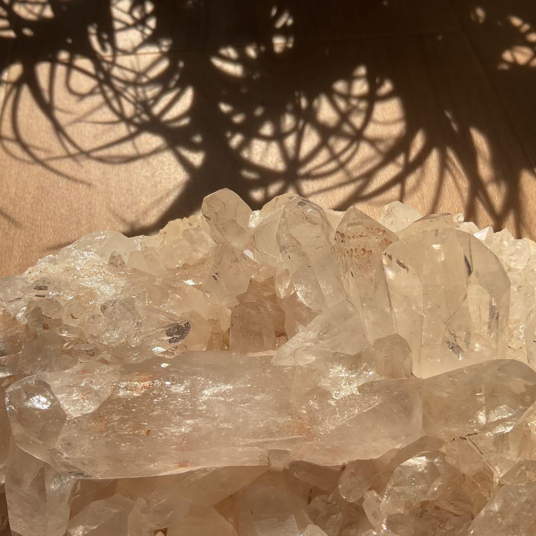 美品 ヒマラヤ マニカラン産 水晶 クラスター 天然石 原石