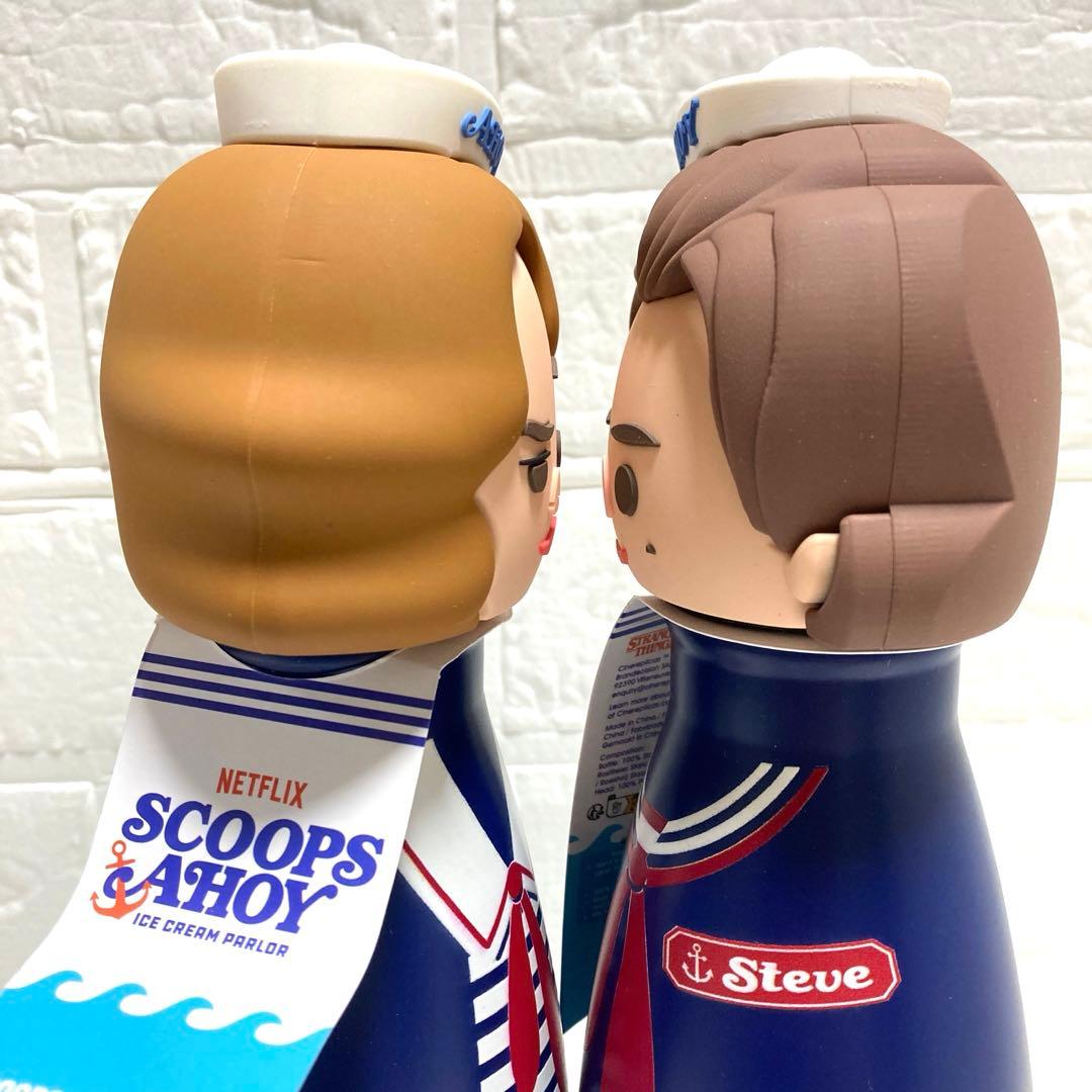ヨーロッパ限定✨ストレンジャーシングス 水筒 500ml ロビン スティーブ