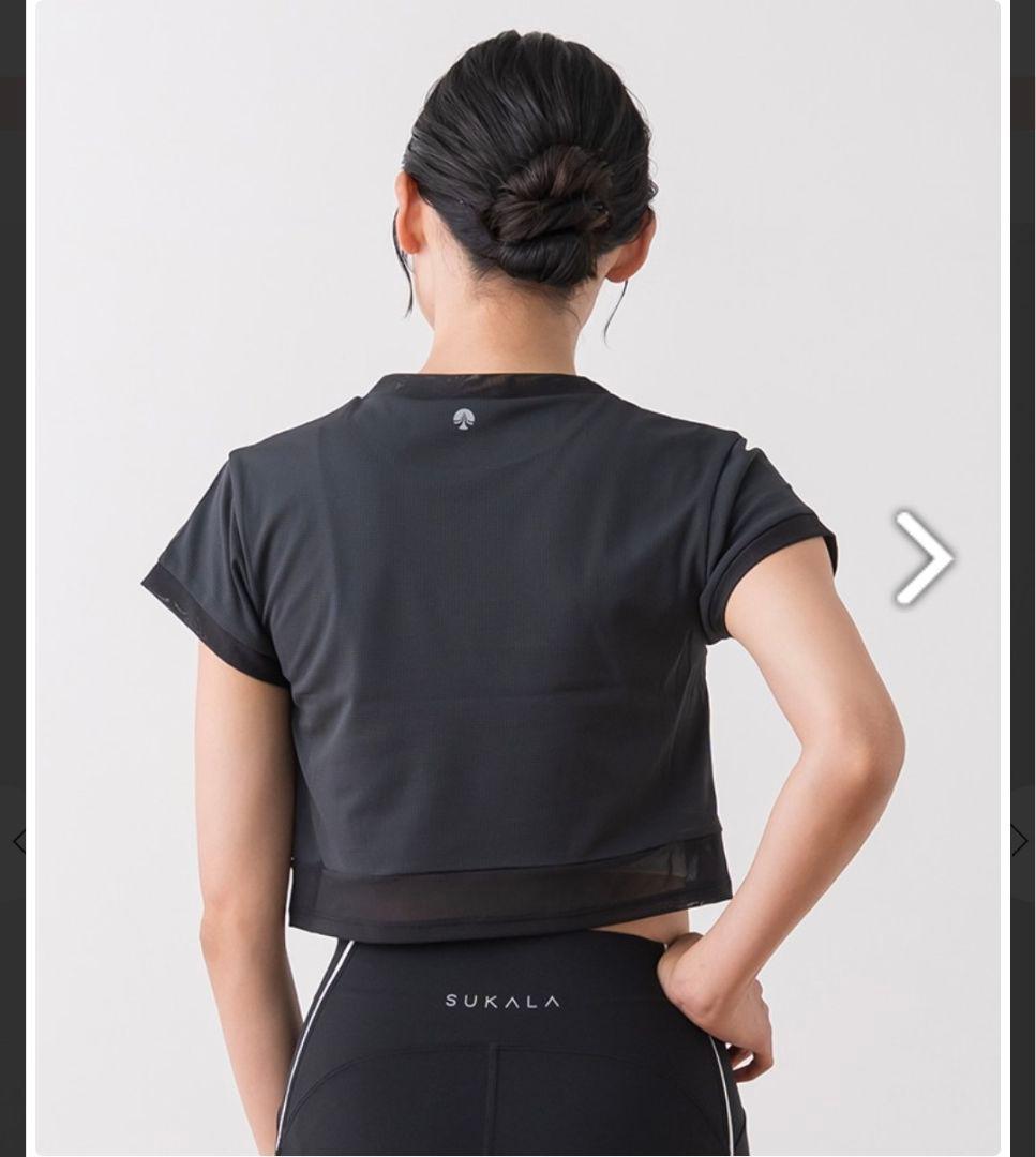 SUKALA　アクティブシアーカラークロップドTee