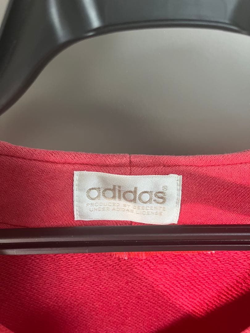 【希少】Lサイズ80s-90s デサント製 adidasベースボールシャツ風
