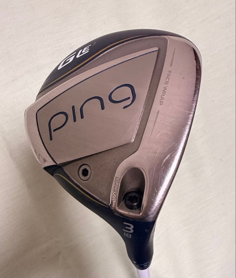 【美品】PING GLE3 フェアウェイウッド 3W 右用 Aシャフト カバー付
