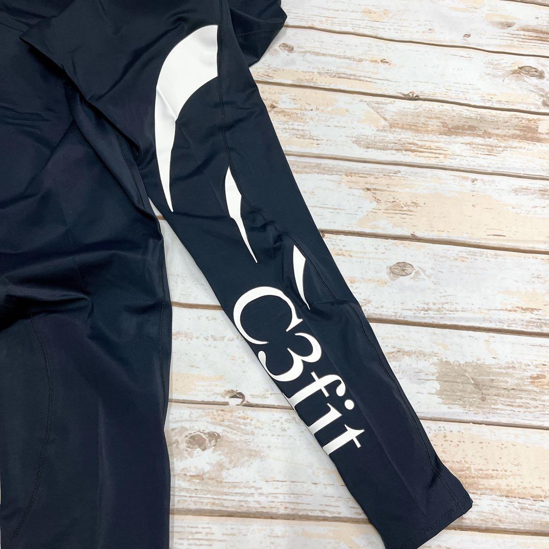 C3fit フュージョンロングタイツ　黒　M 新品
