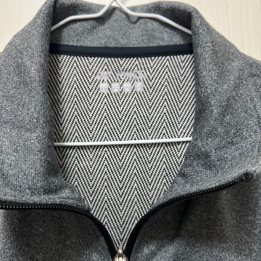新品 ヨネックス ニットウォームアップウェア Ｏ　グレー