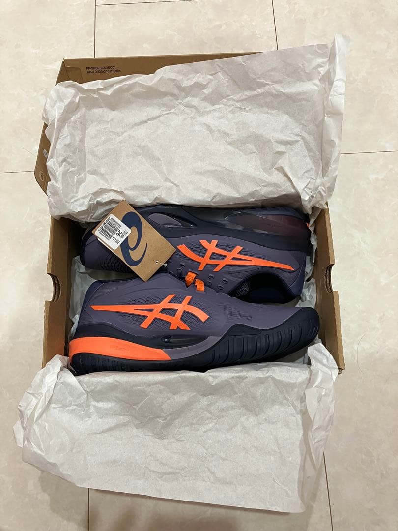 asics GEL-RESOLUTION X 28.0 ネイビー/オレンジ