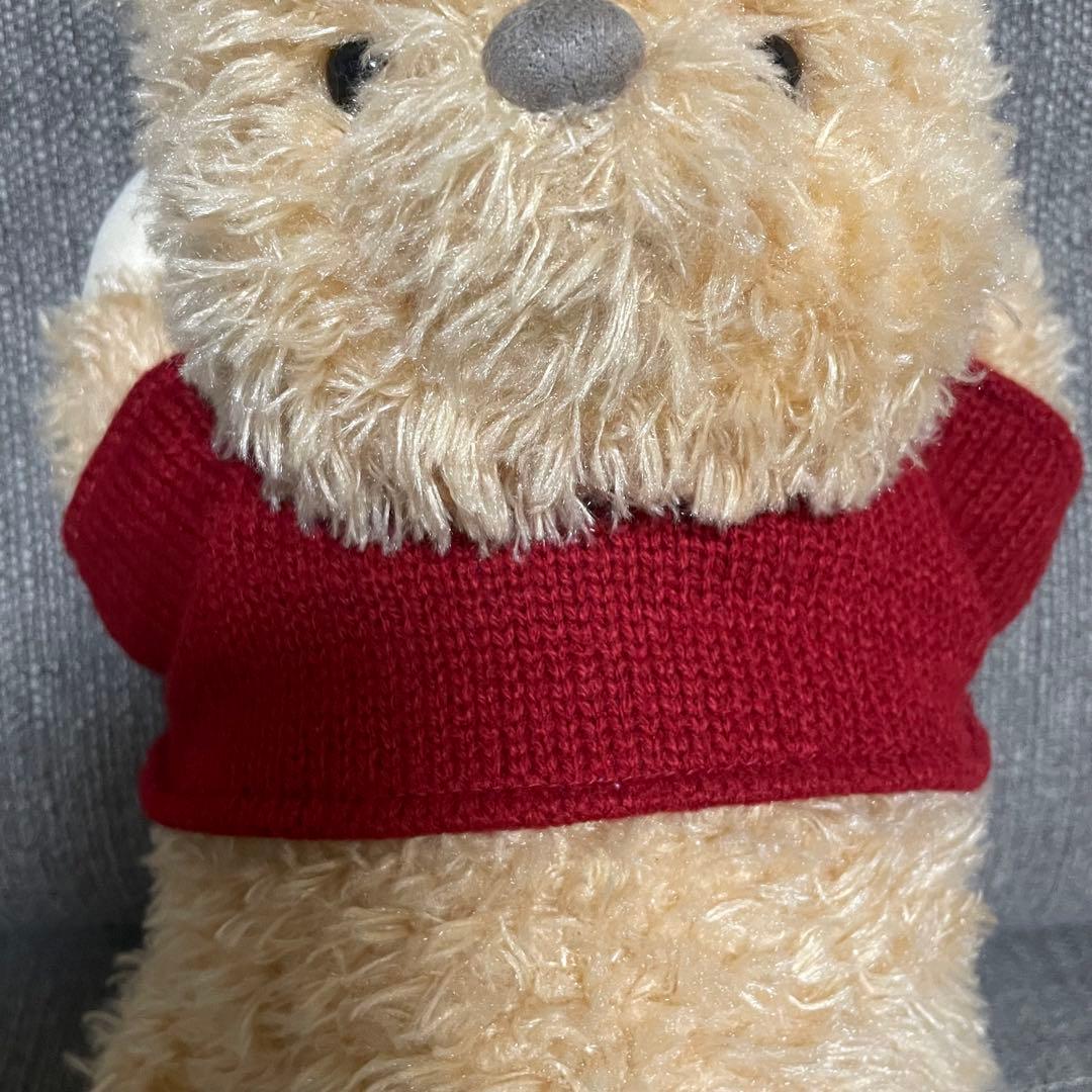 プーと大人になった僕 クリストファーロビン　くまのプーさん　ぬいぐるみ 寝そべり