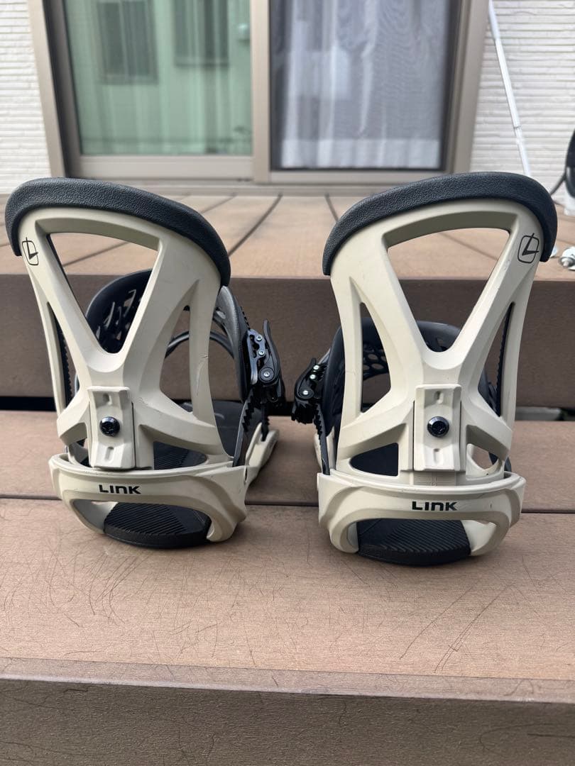 LINK スノーボード ビンディング Mサイズ ２回使用 美品