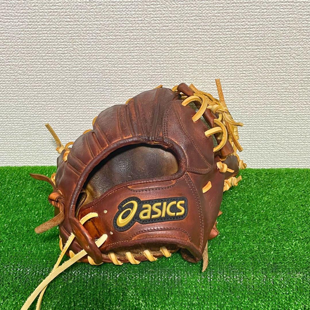 アシックス　ゴールドステージ　硬式　内野用　高校野球対応カラー