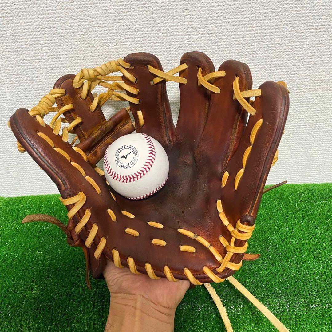 アシックス　ゴールドステージ　硬式　内野用　高校野球対応カラー