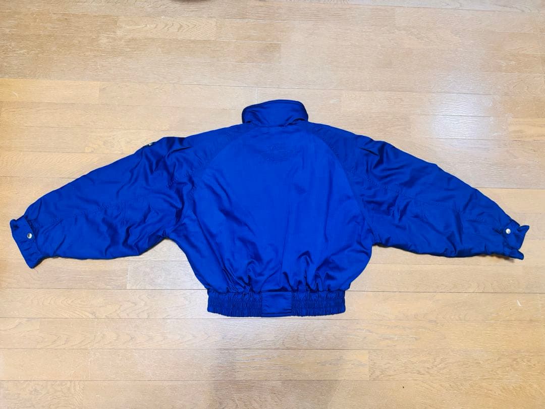elbe スキーウェア上下 L 青 クリーニング済 美品 レトロ