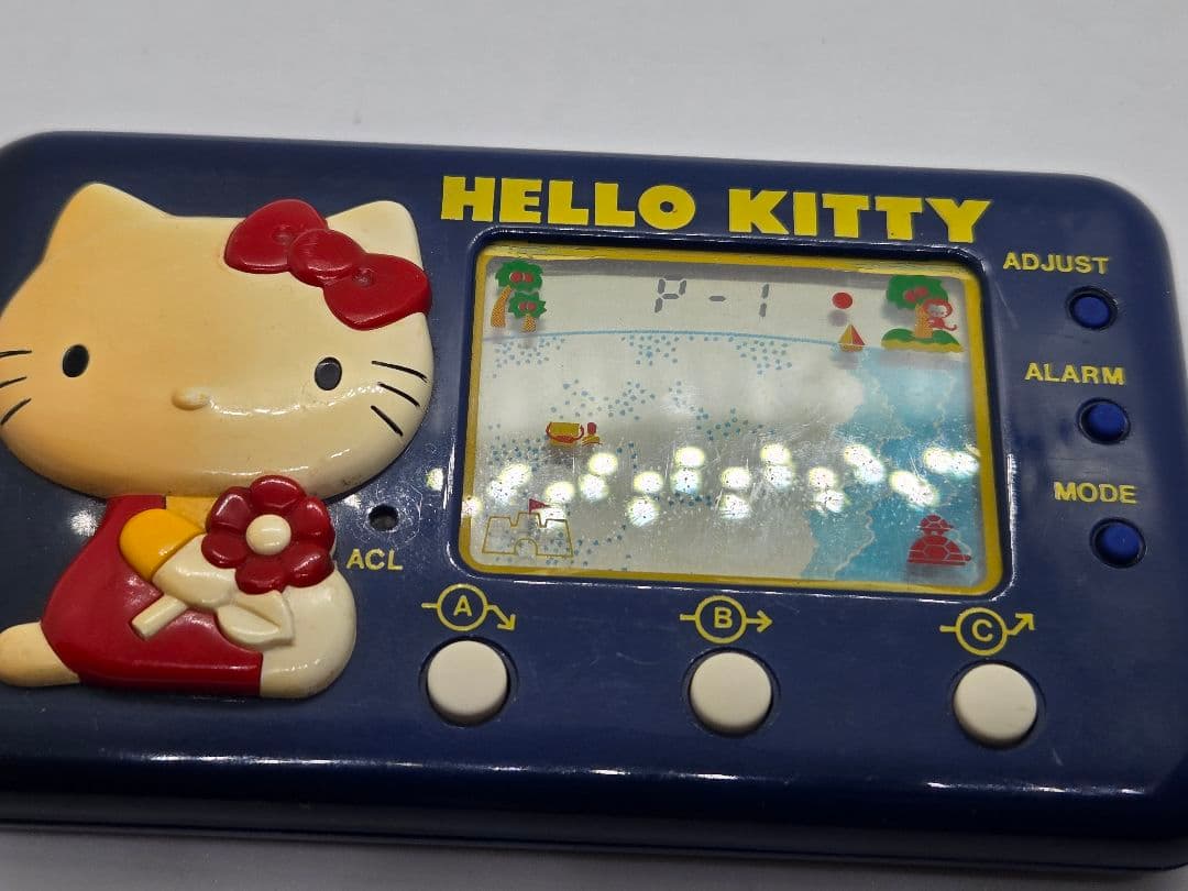 【動作確認済み】TOMY ハローキティ シーサイドホリデー 液晶ゲーム 当時物