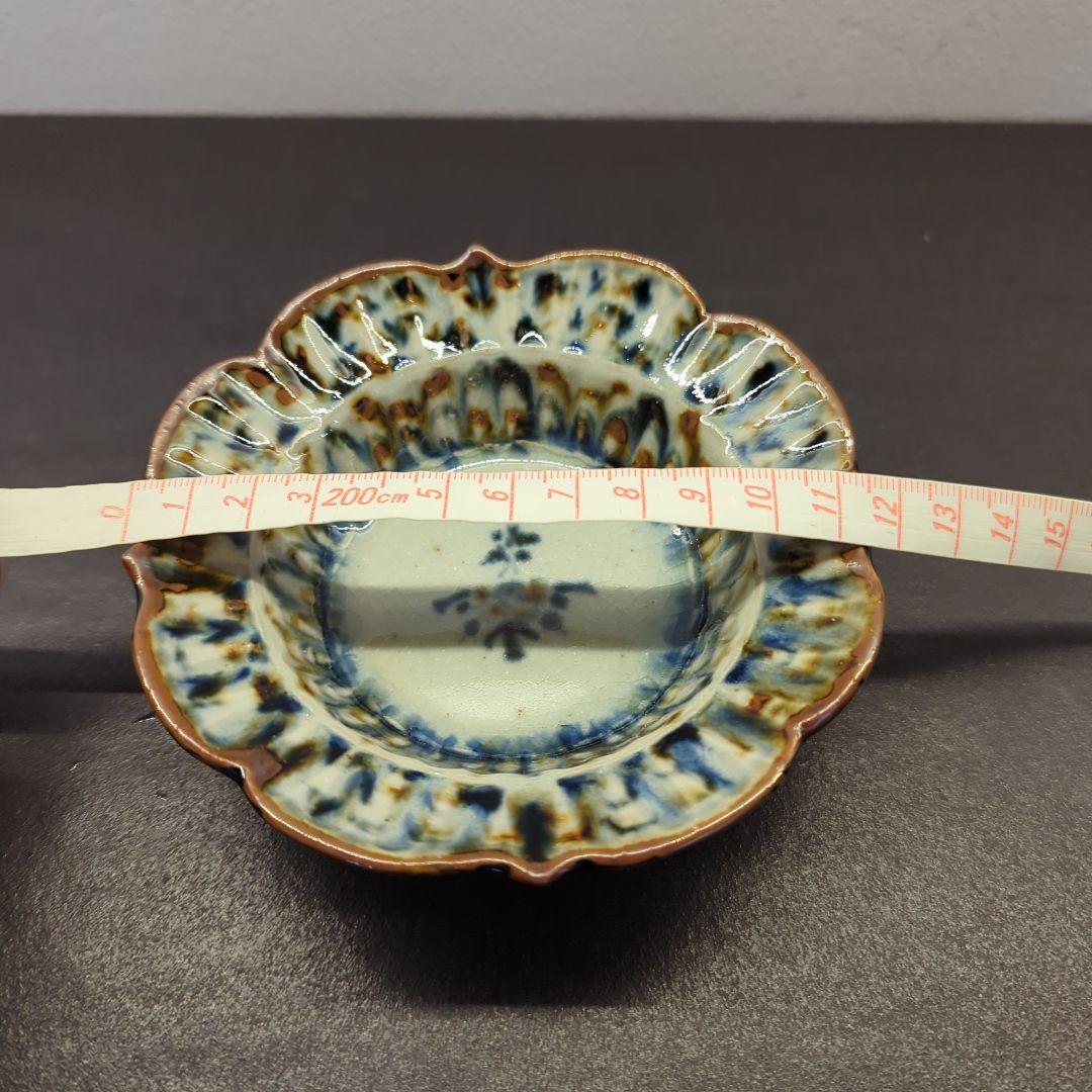 陶房 遊 輪花しのぎ深鉢
