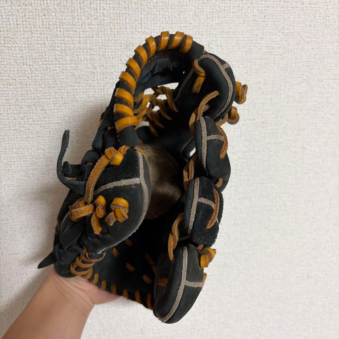 HG ハイゴールド　グローブ 黒/黄色