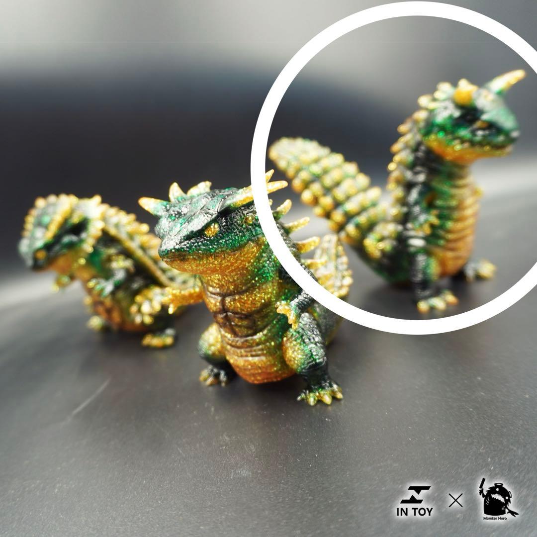 ミニ超獣　レオパ　超獣　怪獣　可動　ソフビ　フィギュア　光輝エディション