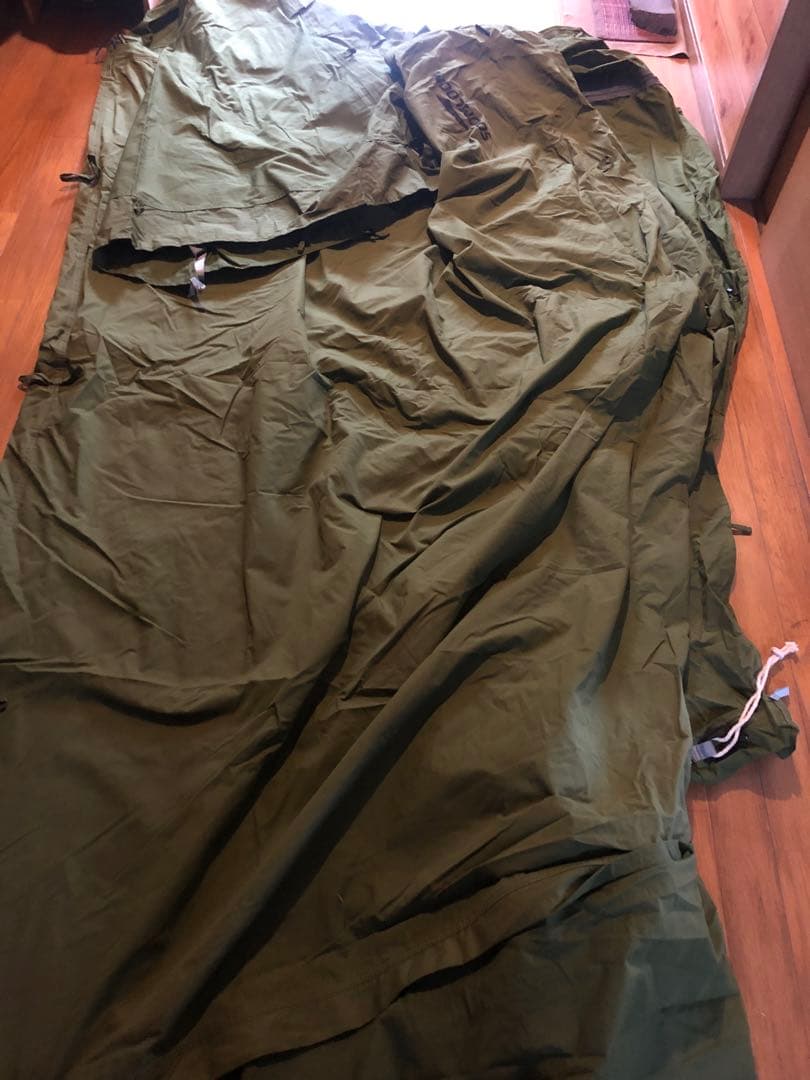 SOOMLOOM 軍幕テント前後両開き➕前幕のセット　値引き交渉しません。
