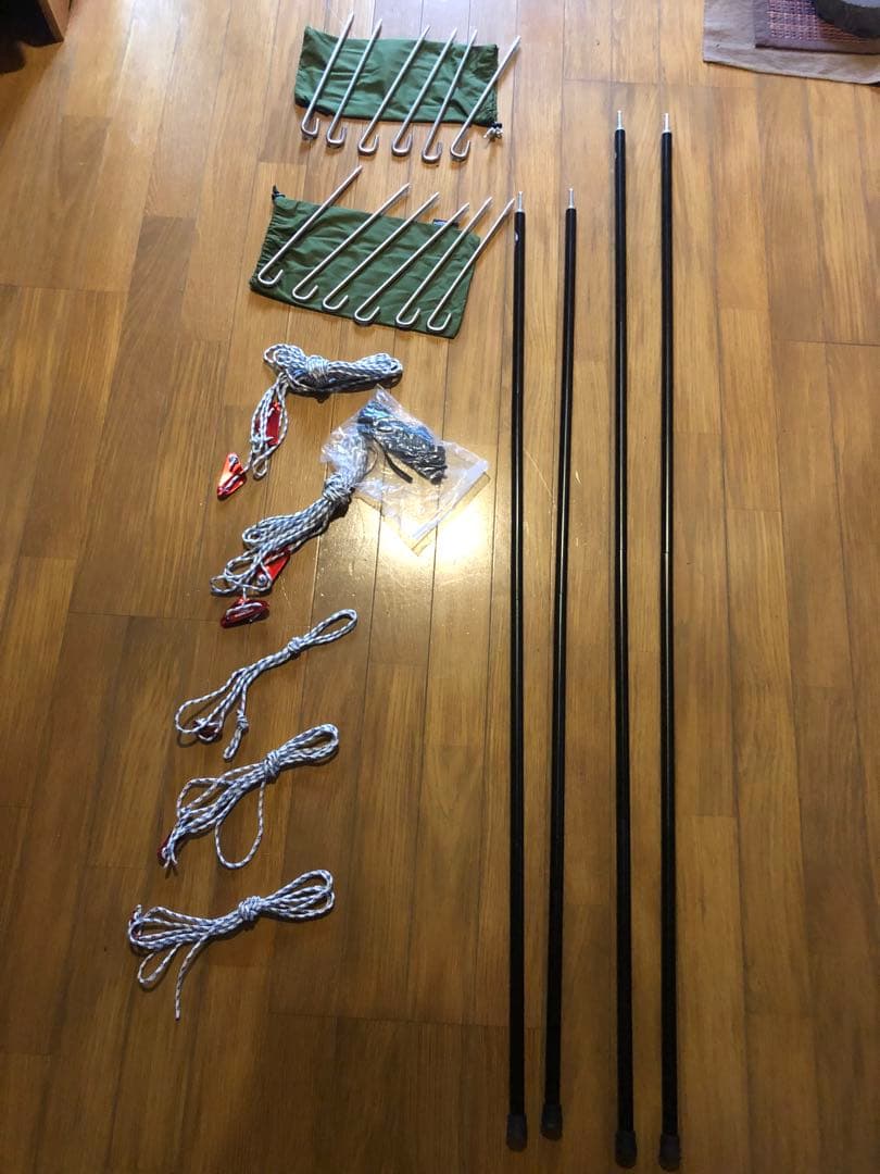 SOOMLOOM 軍幕テント前後両開き➕前幕のセット　値引き交渉しません。